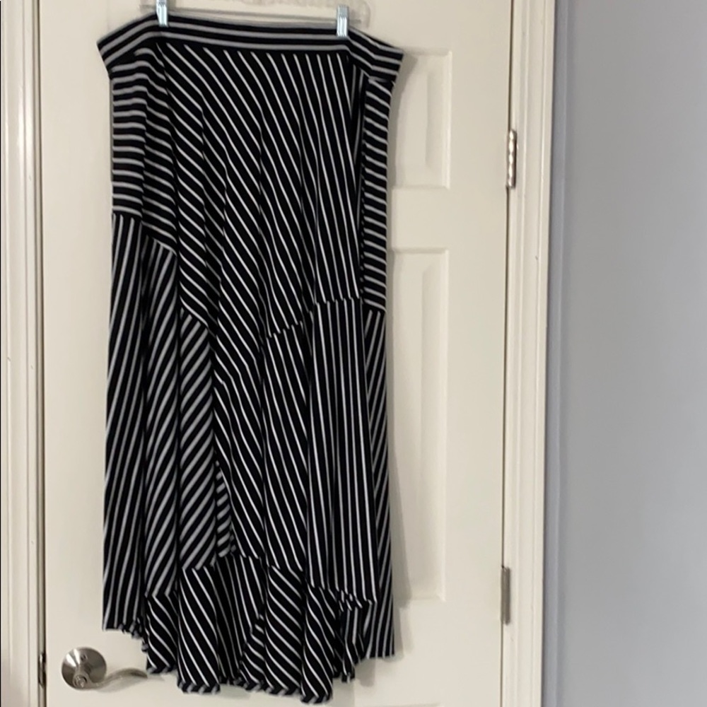 Black and white skirt